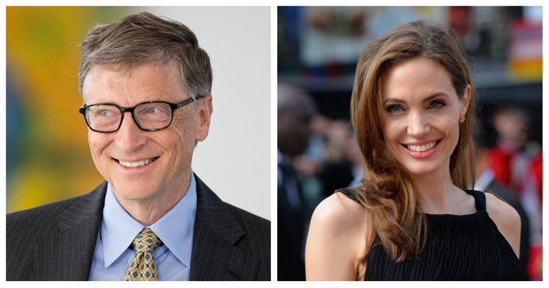Анджелина Джоли и Билл Гейтс признаны самыми уважаемыми людьми в мире