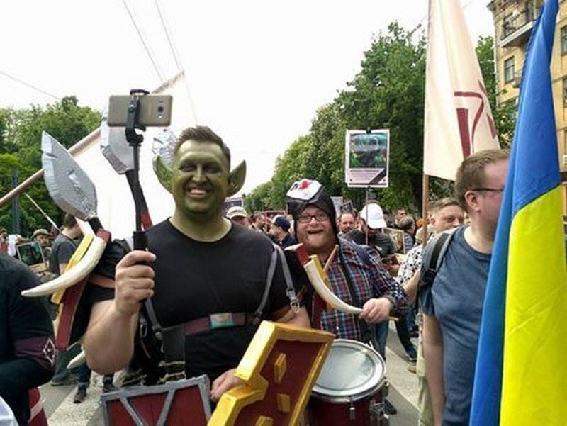 В Киеве прошел парад «ветеранов» World of Warcraft