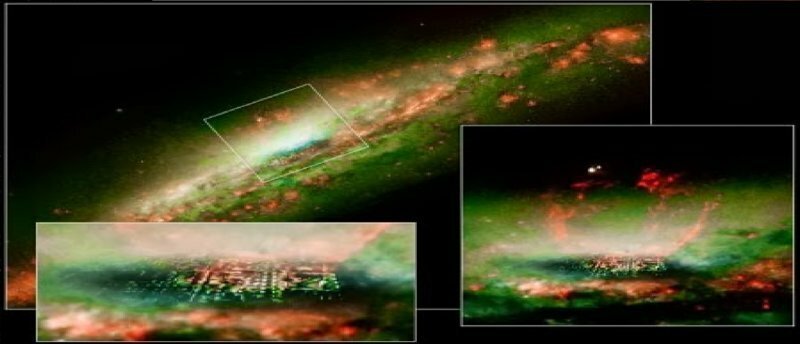 Телескоп Hubble обнаружил во Вселенной «город Бога»