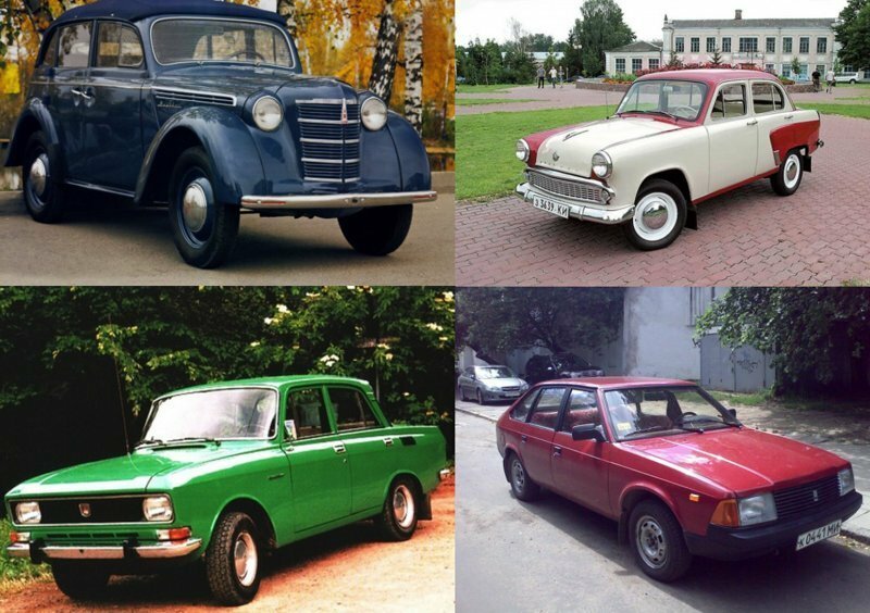 История автомобилей марки "Москвич"