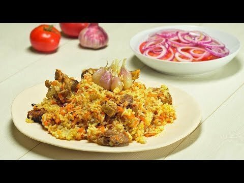 Плов из баранины. Узбекская кухня