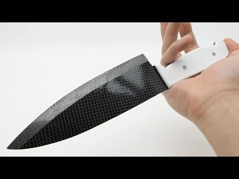 Сказ о том,как японец делал острейший нож из  углеволокна
