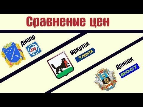 Сравнение цен: Иркутск - Днепр - Донецк