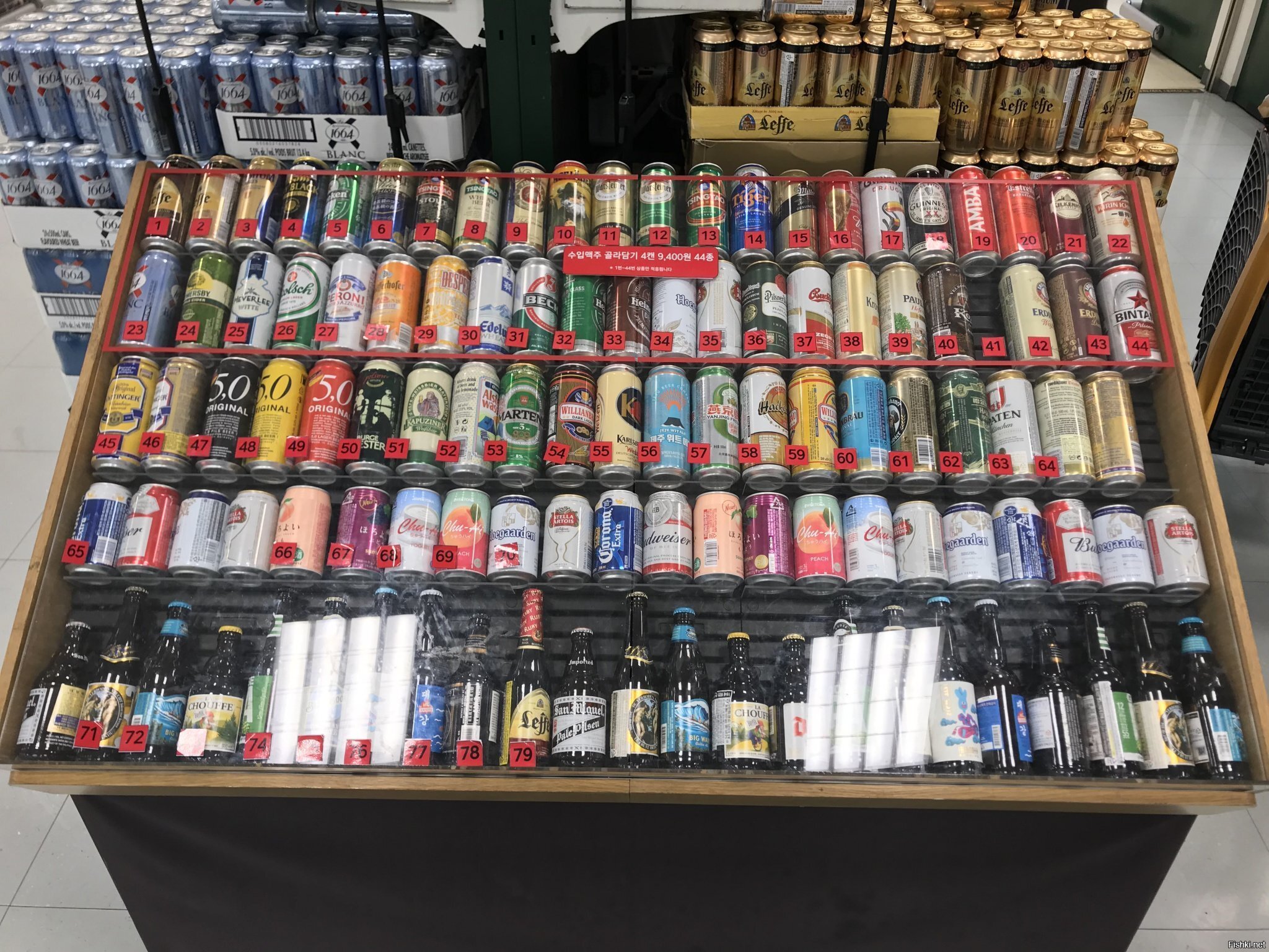 В филиале e-mart Supermarkt в Сеуле