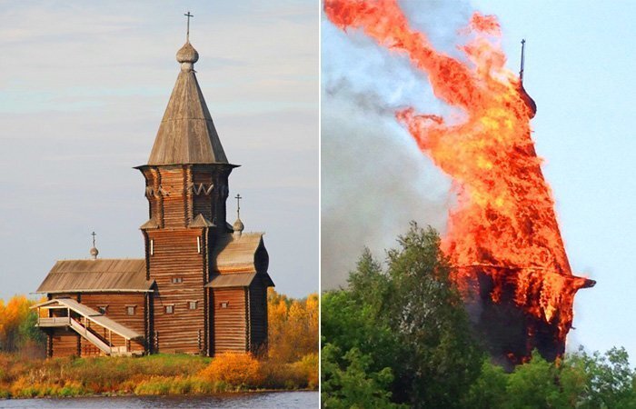 Реквием по сгоревшей в Кондопоге церкви