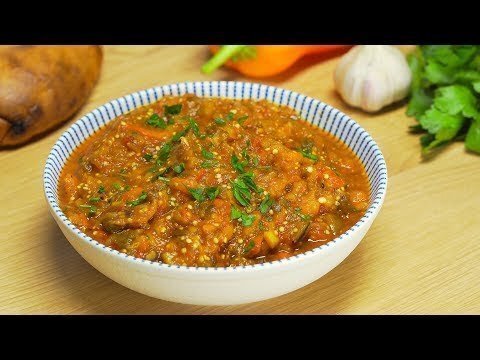 Баклажанная икра по-мароккански