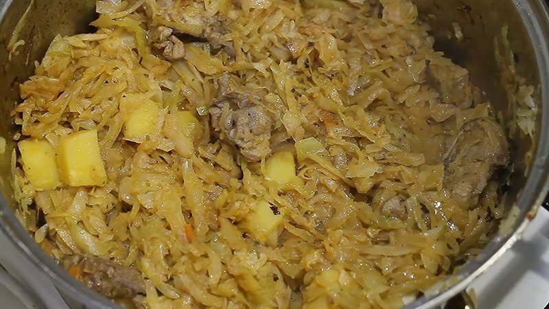 рагу с мясом и картофелем