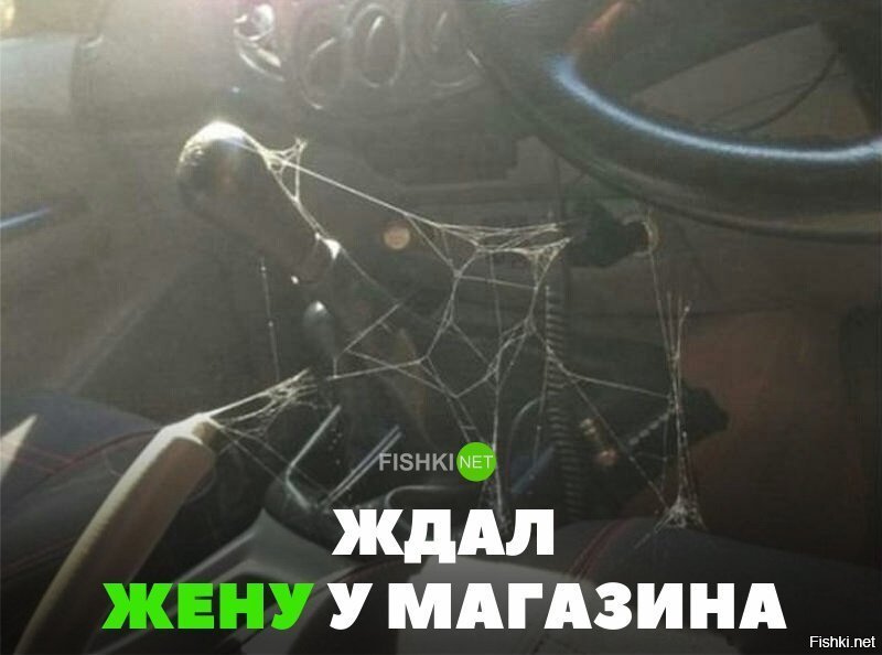 Ждал жену с магазина