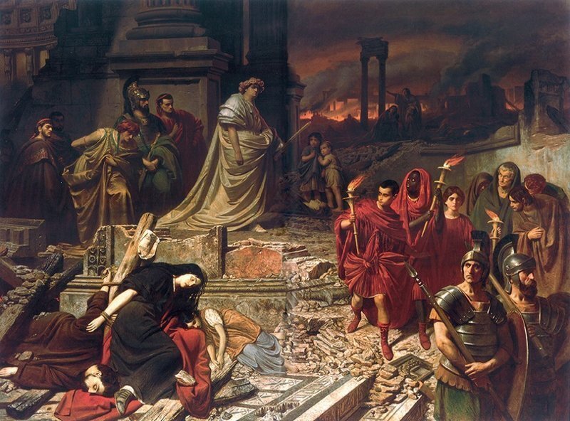 Свадьбы императора Нерона с мужчинами