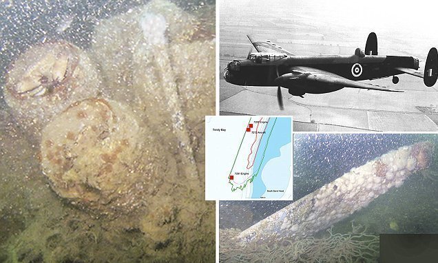 Британский дайвер нашел останки бомбардировщика времен Второй мировой