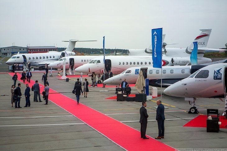 Самолеты для богатых: Jet Expo 2018