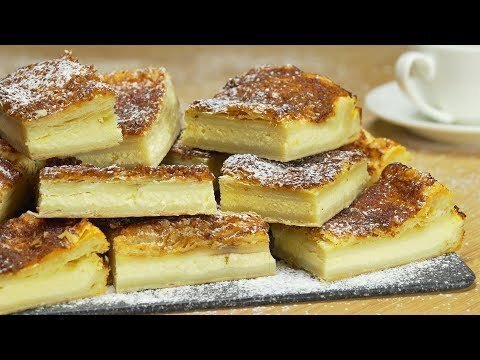 Творожный пирог с хрустящей карамельной корочкой