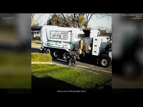 Забавный случай с мусороуборочной машиной