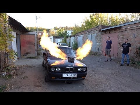 BMW с реактивным ТУРБОВАЛЬНЫМ двигателем !!!!
