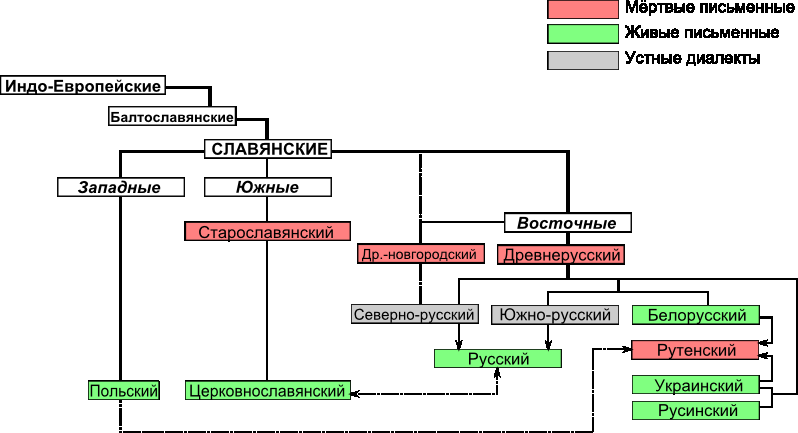 О родстве языков славянской группы