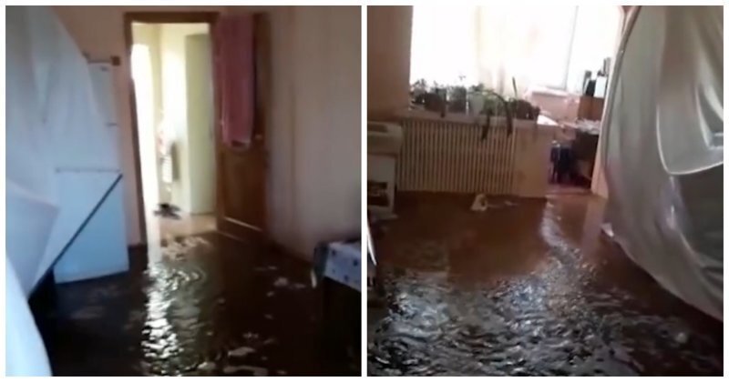 Когда утро начинается не с кофе: жуткий потоп в квартире в Актау
