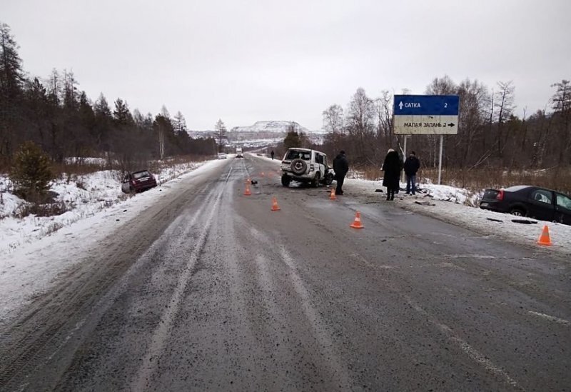 Авария дня. В Челябинской области пострадали три человека