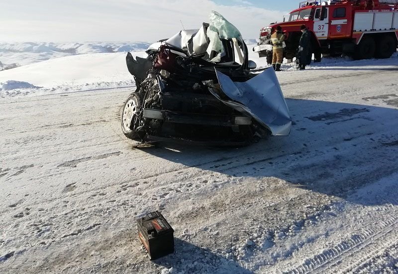 Авария дня. В Оренбургской области женщина погибла в ДТП с пожарной машиной