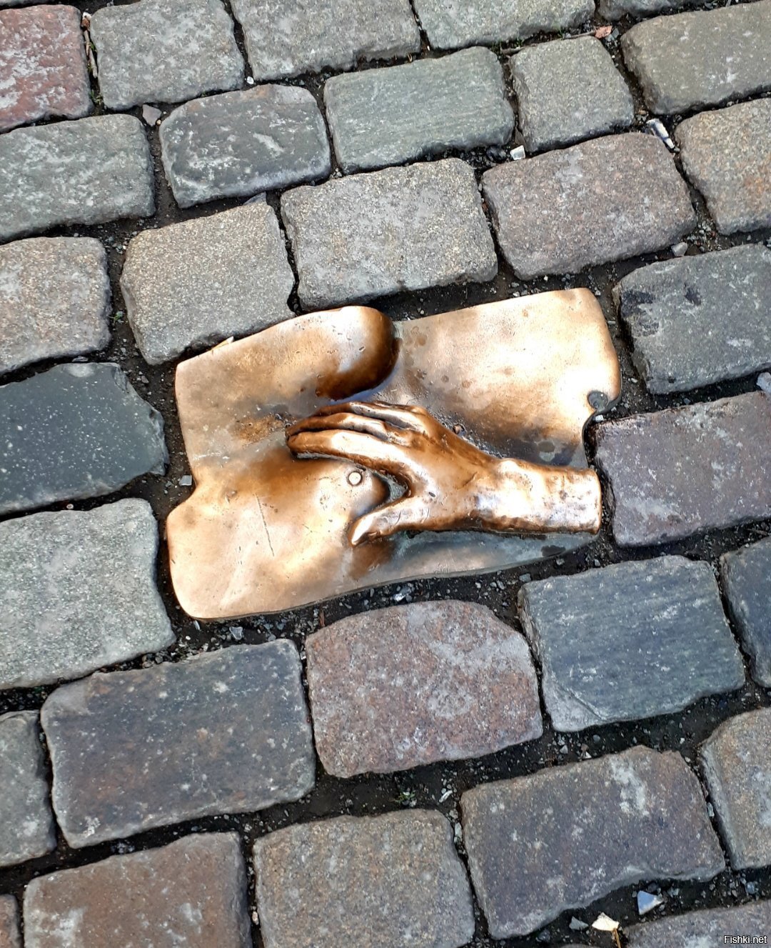 Фрагмент брусчатки в Амстердаме