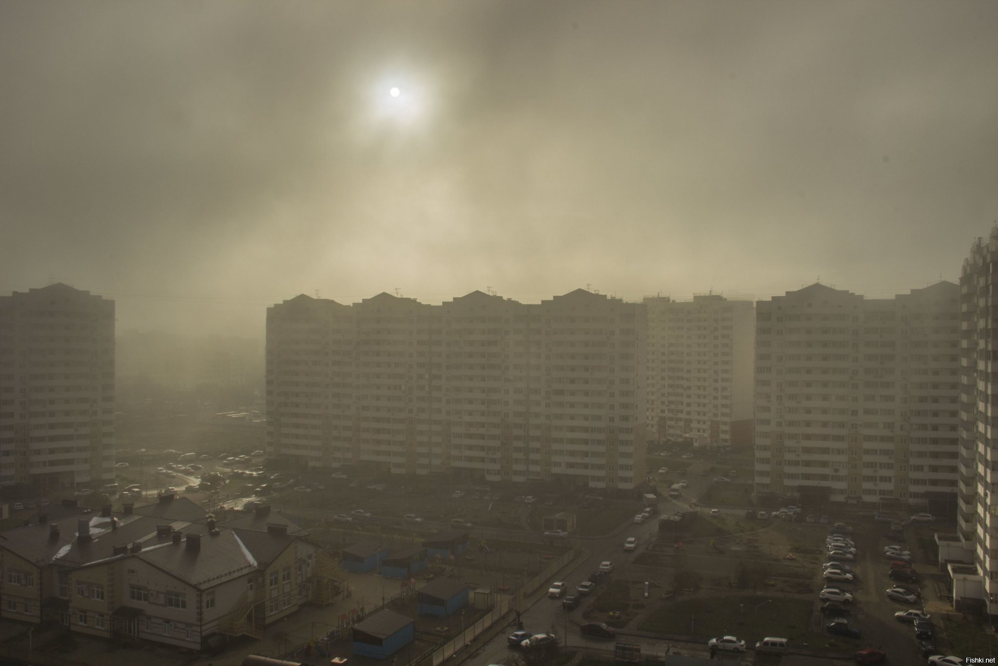 Утро 3 декабря в Краснодаре