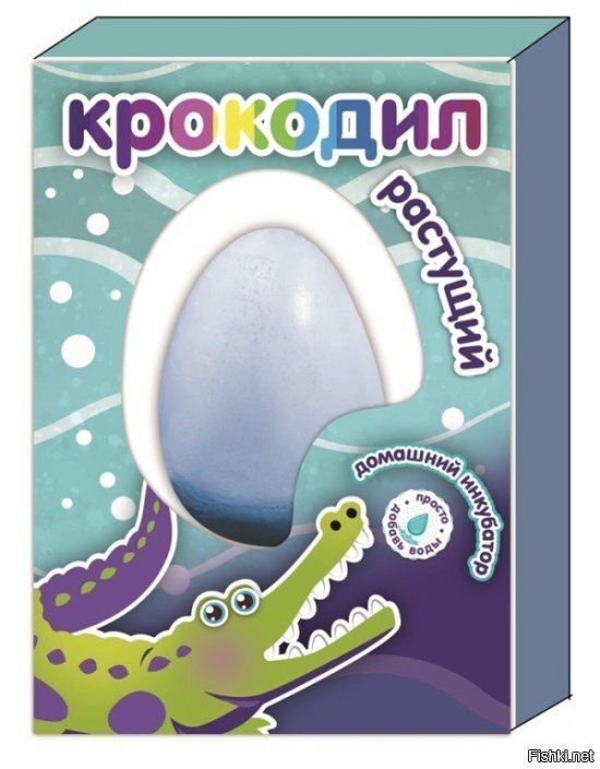 Всего спустя 24 часа после того, как игрушку поместили в воду, из яйца вылупи...