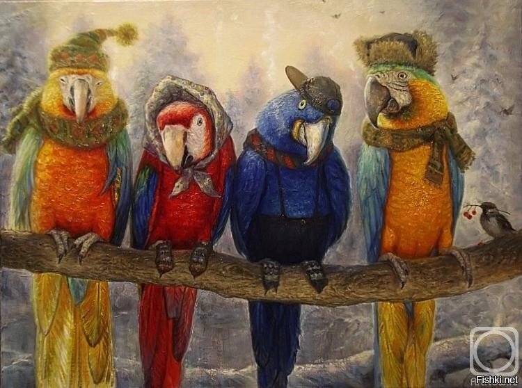 художник Игорь Майков  "Не местные"