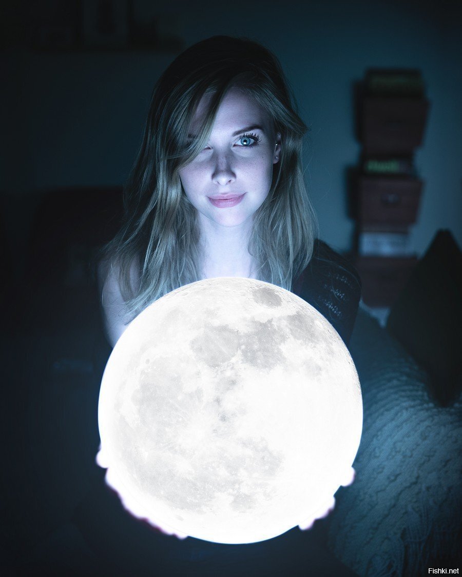 пойдём ,посмотрим на Луну