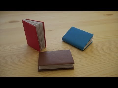 Оригами. Как сделать книгу из бумаги (видео урок)