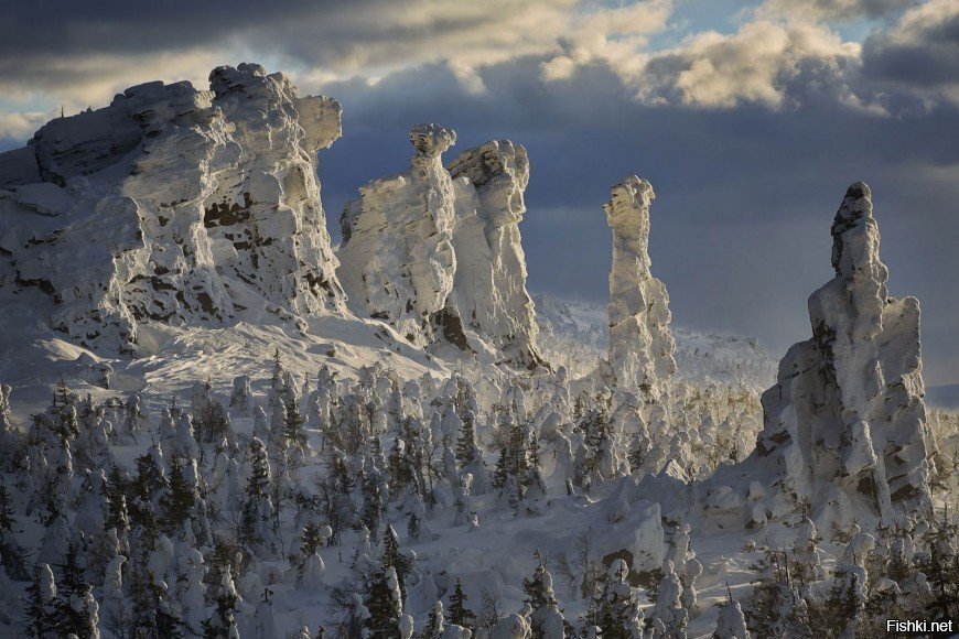 Пейзаж на склоне дня