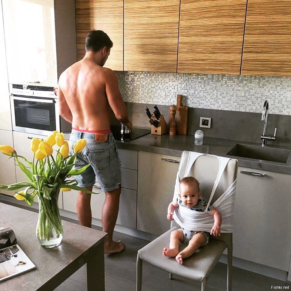 С папой не забалуешь