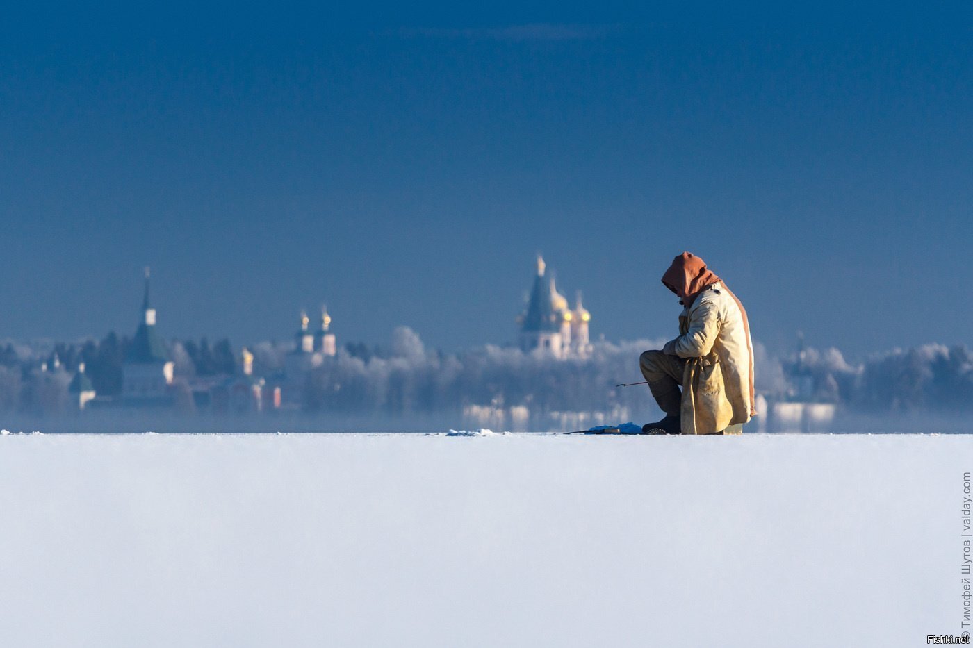 На зимней рыбалке