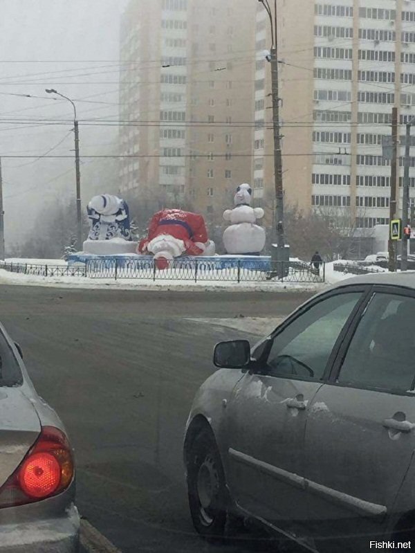 Дед мороз уже сдулся