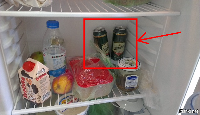 Пятница, пришел на работу, открыл холодильник - желание работать пропало )