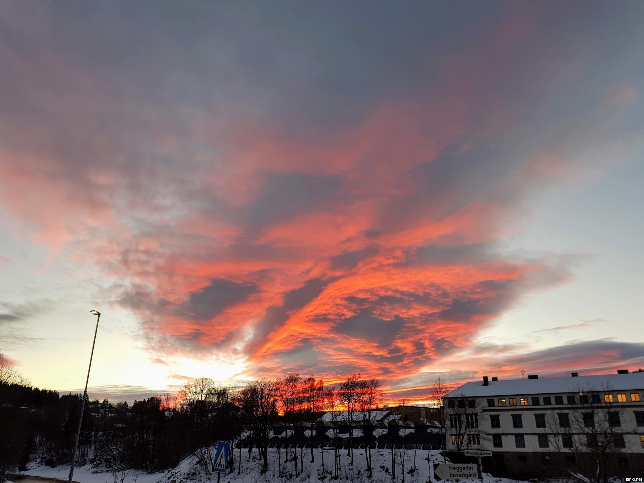 Багряный закат