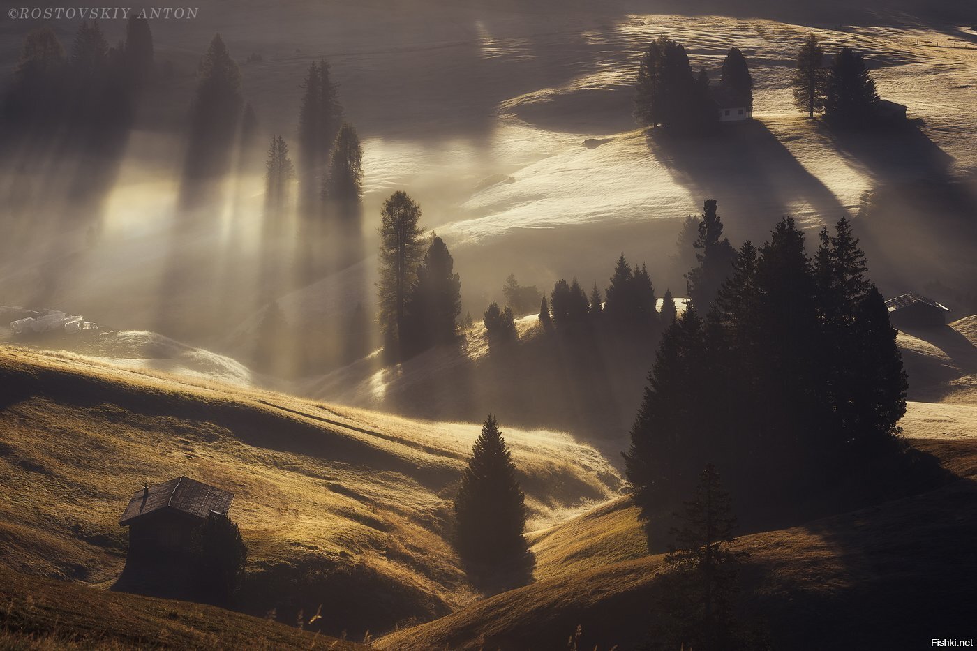 Закат В Доломитах