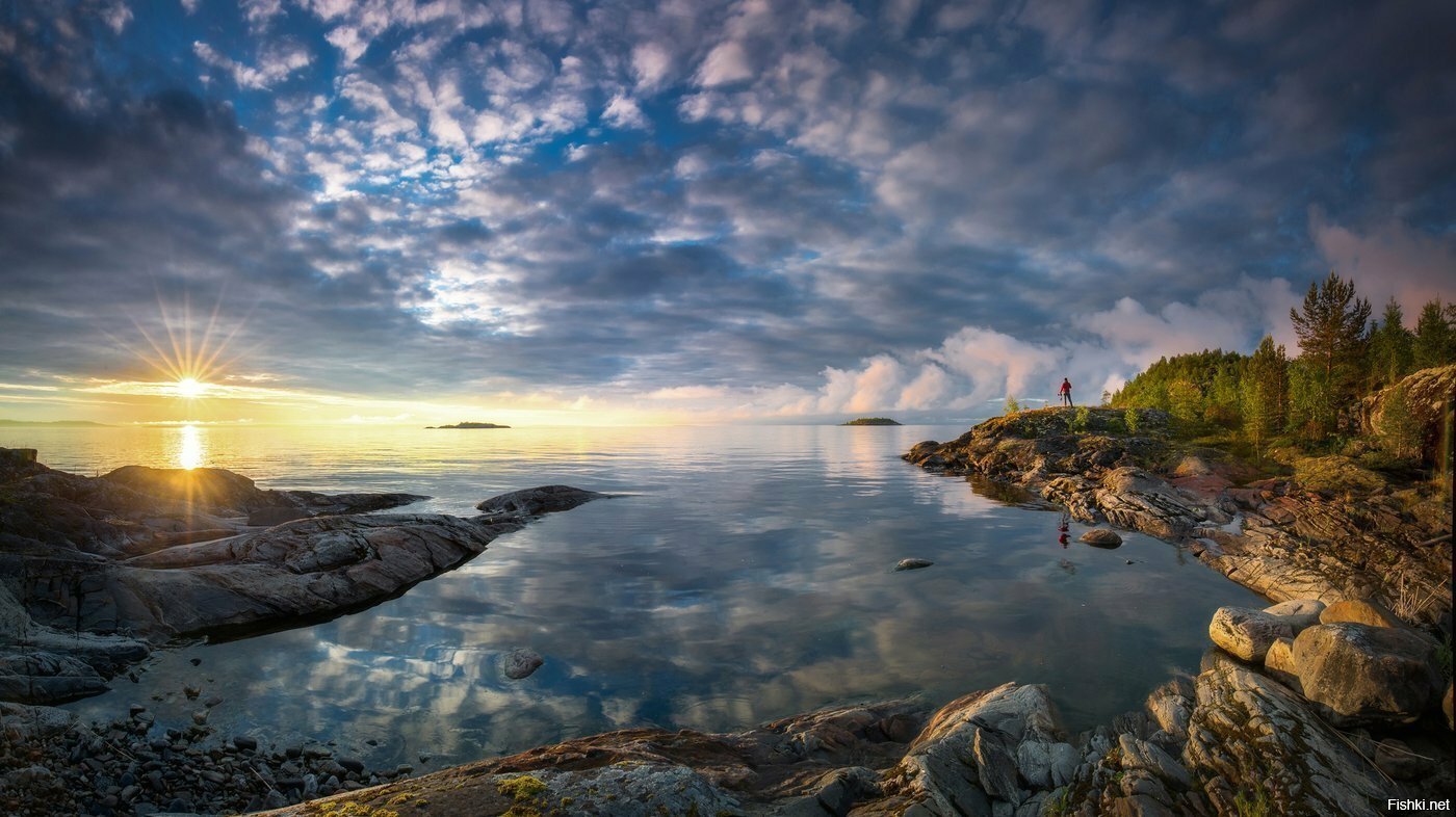 Восход на Ладоге