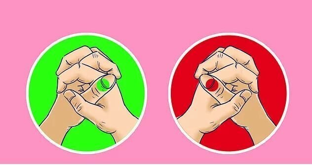 Тест: Покажите, как вы сжимаете руки