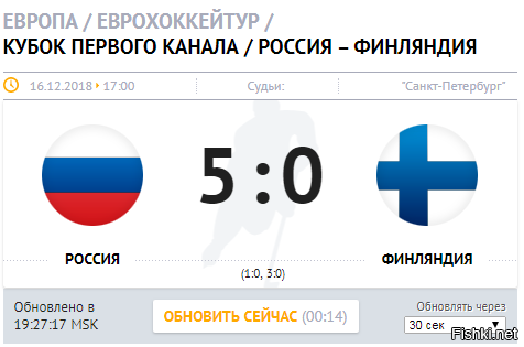 Наши финов раскатали