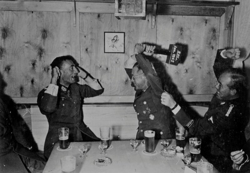 Алкоголь в пайке Вермахта