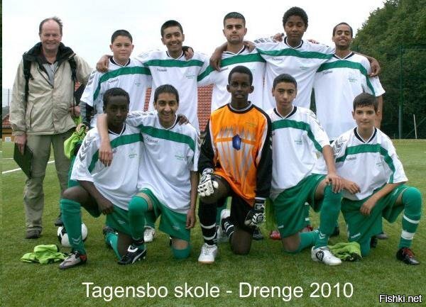 Школьная команда-победитель чемпионата