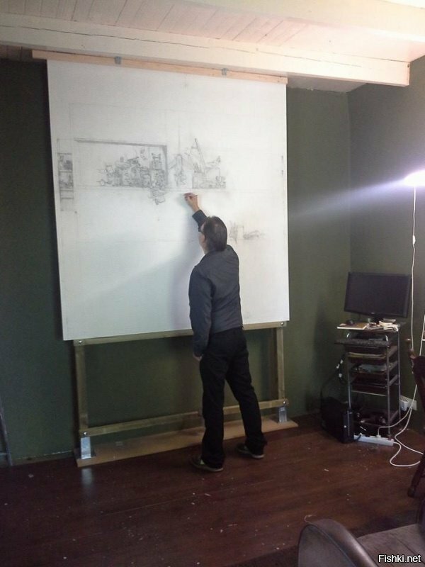 художник Габриэль Гресси  около 2 лет назад получил заказ от коллекционера иг...