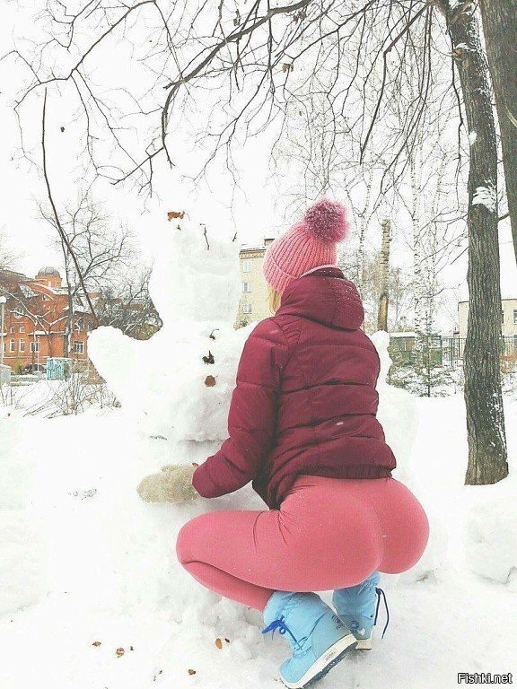 Видите снеговика