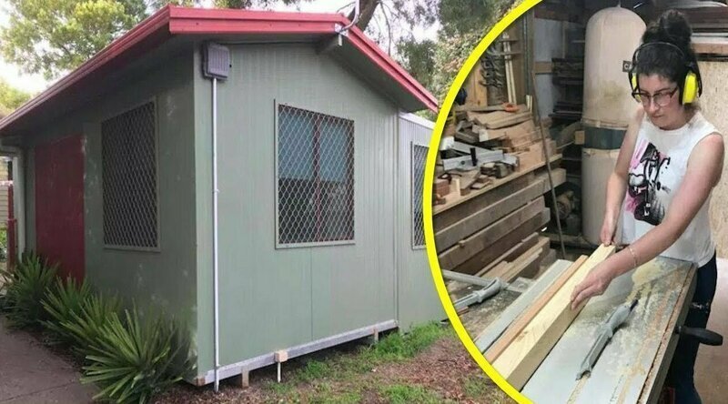 Мама-одиночка сама построила дом за $ 10 000, чтобы не брать жильё в ипотеку