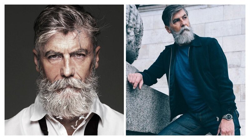 Борода - страшная сила: 60-летний пенсионер исполнил свою мечту и стал моделью