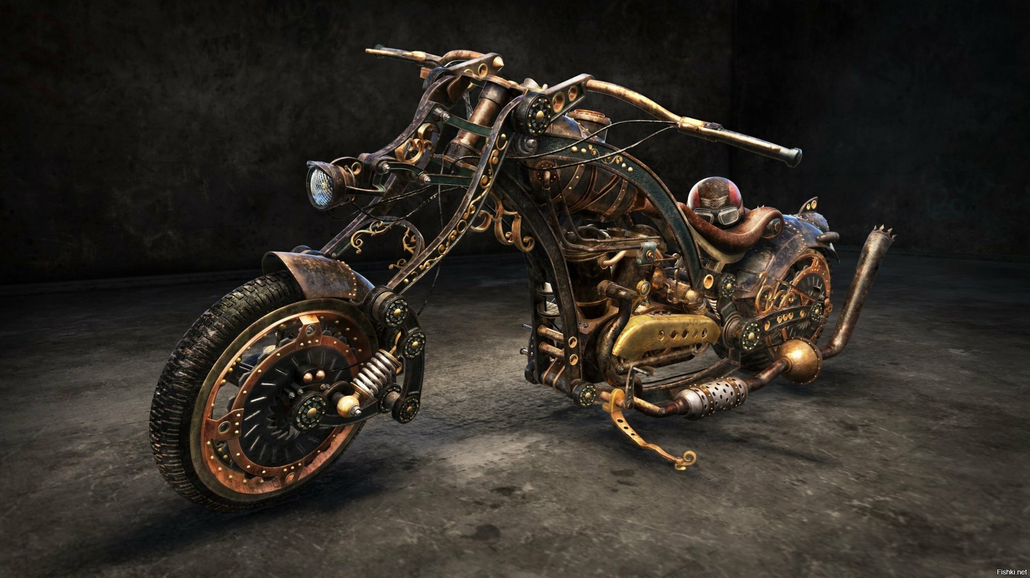 Steampunk Motorbike