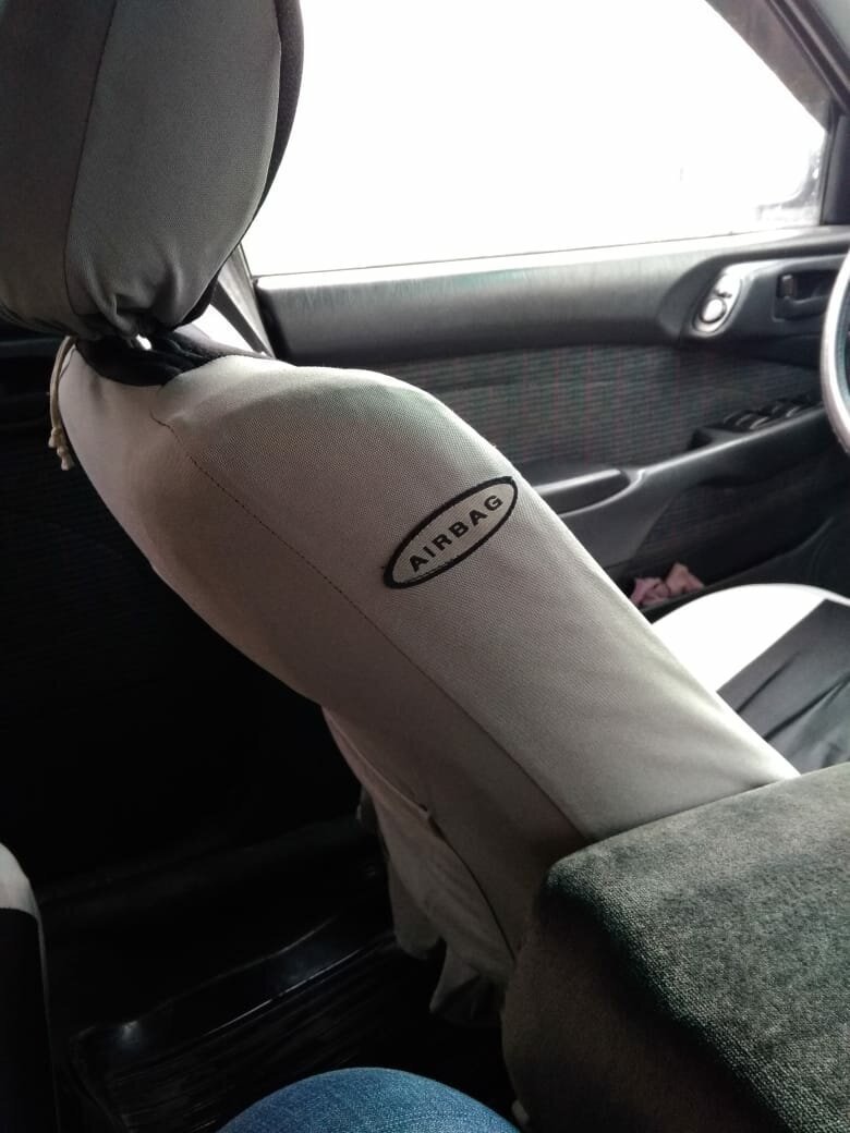 Эйрбэг (airbag) встроенный в чехол автокресла, китайское хау-ноу