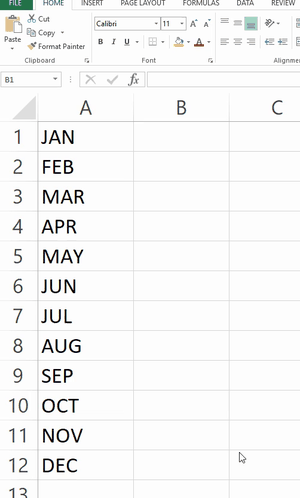 Благодаря Excel, месяцы зазвучали по-новому