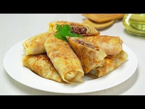 Блинчики с мясом