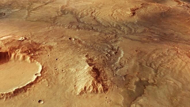 На Марсе обнаружены русла древних рек