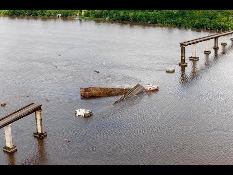В Бразилии рухнул мост